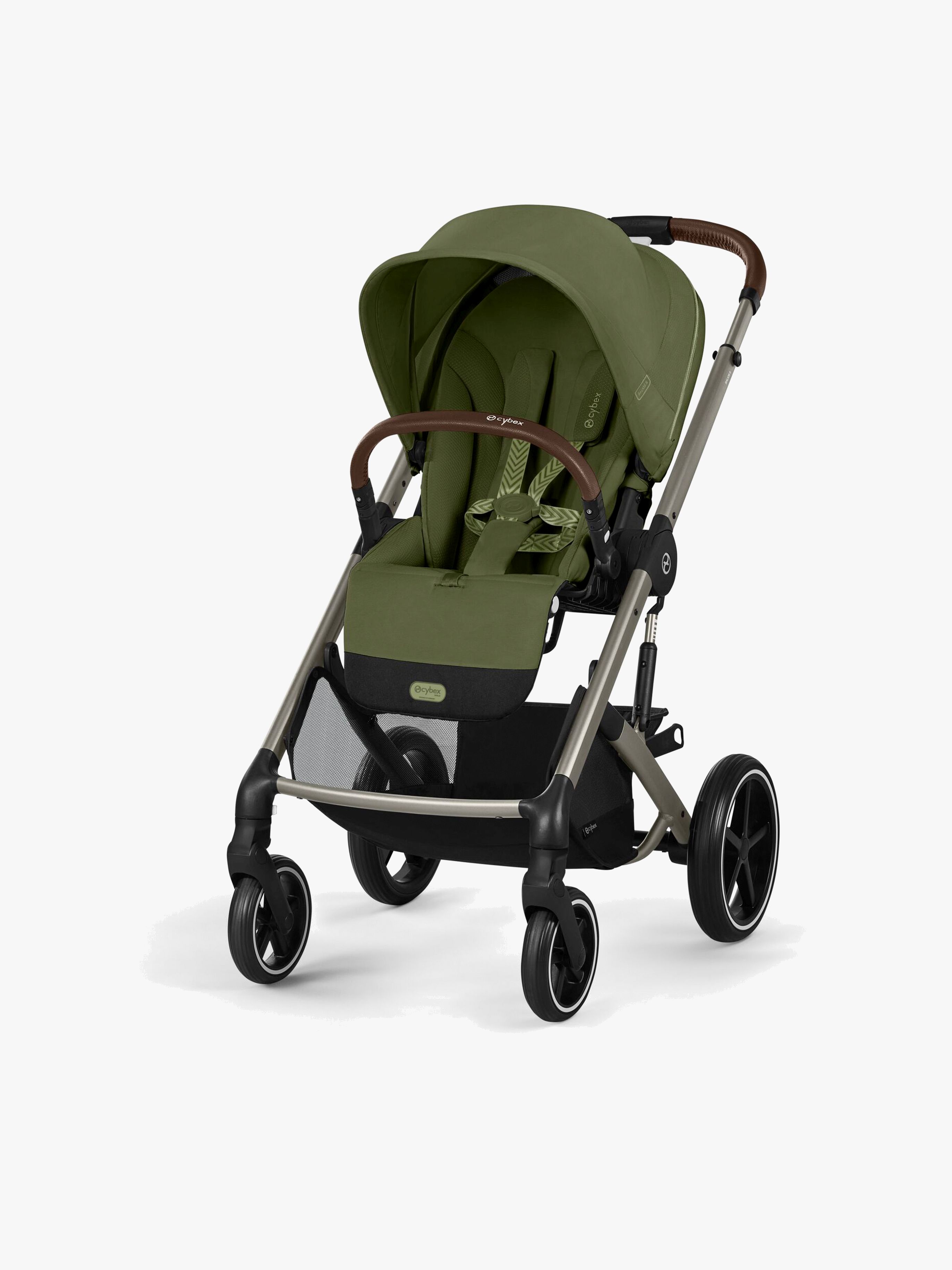Cybex BALIOS S Lux Klapvogn, Taupe/Moss Green