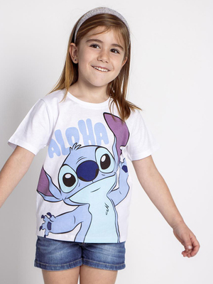 Disney Stitch T-shirt, Hvid