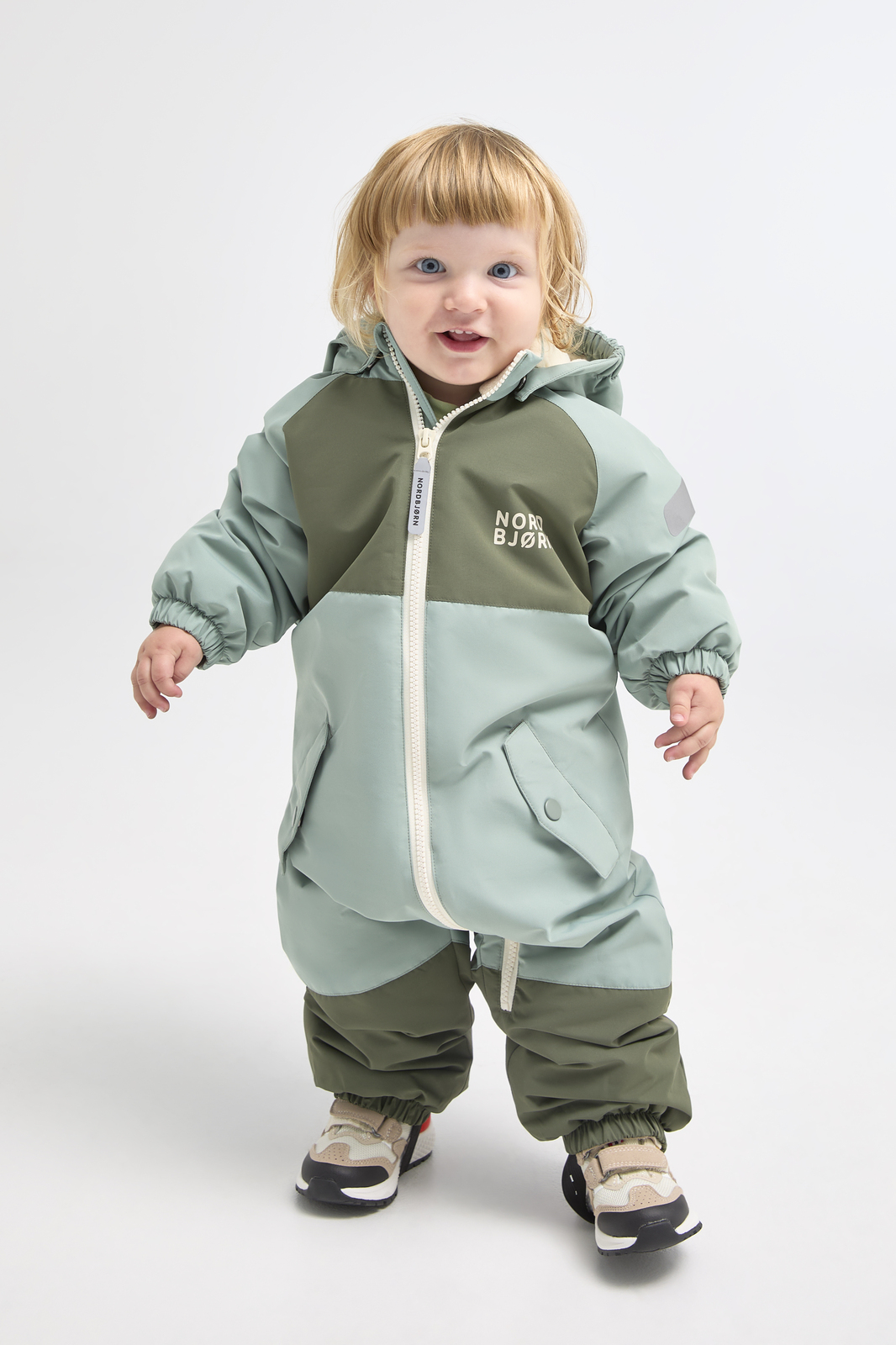 Nordbjørn Fernie Babyflyverdragt, Beetle/Slate Grey