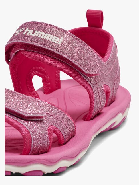 Hummel Glitter Jr Sandaler, Pink Flambé