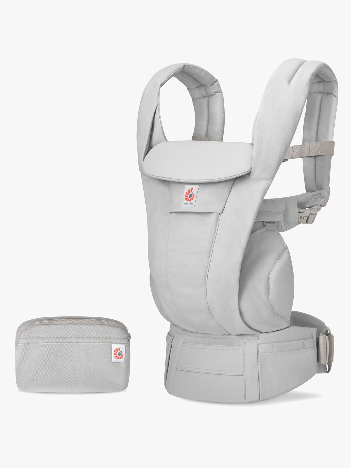 Ergobaby Omni Deluxe Bæresele Cotton, Pearl Grey