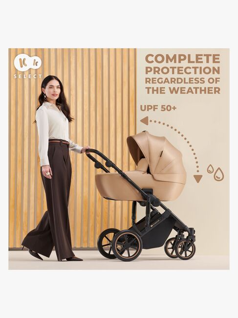 Kinderkraft Prime 2 2-in-1 Duovogn, Sandrose Beige