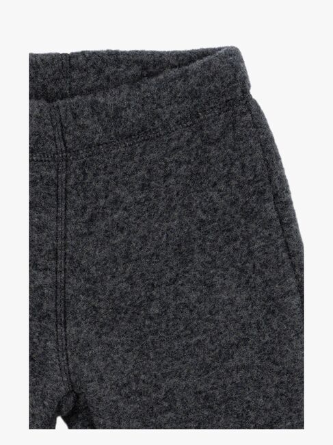 Mikk-Line Fleecebukser Baby Merinould, Anthracite Melange