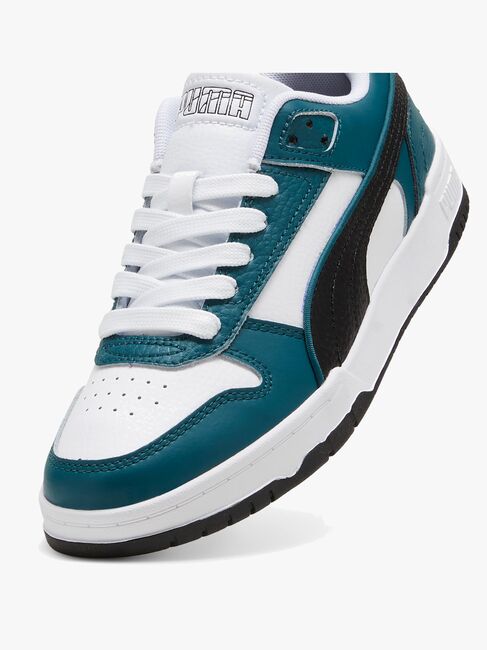 Puma RBD Game Low Jr Sneakers, Grøn