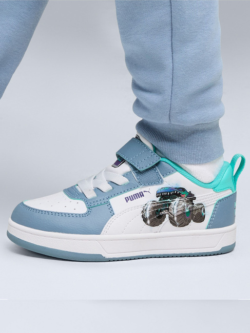 Puma Caven 2.0 Lo Hot Wheels AC+ PS Sneakers, Cool Blue/White/Aquatic