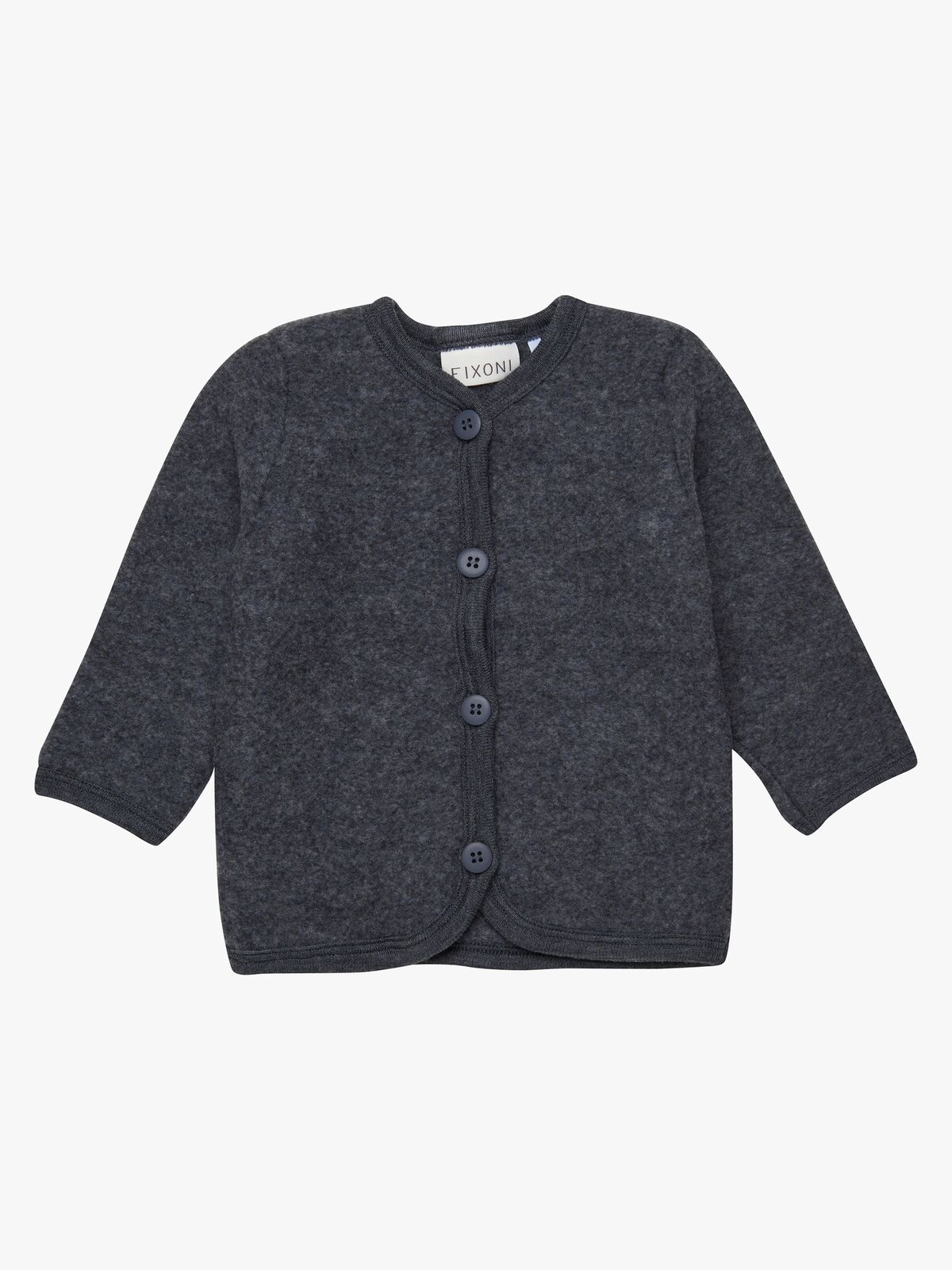 Fixoni Trøje Uld, Dark Grey Melange
