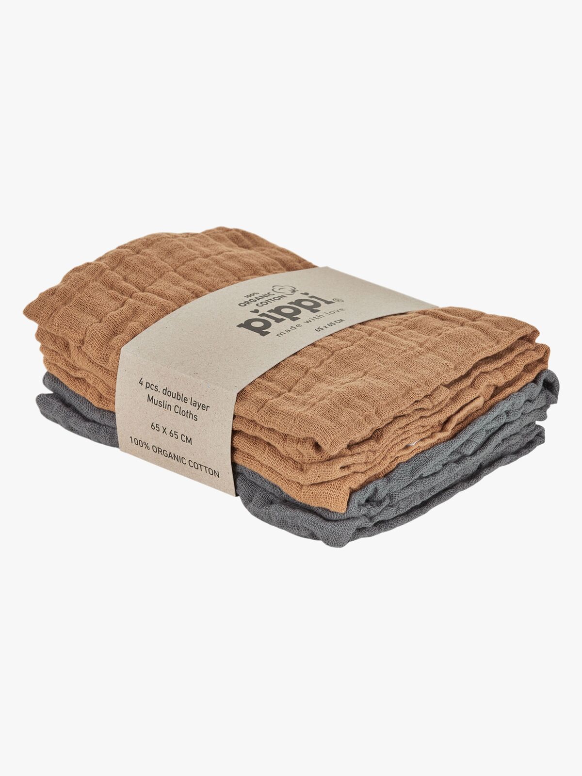 Pippi Stofble 4-pak, Indian Tan