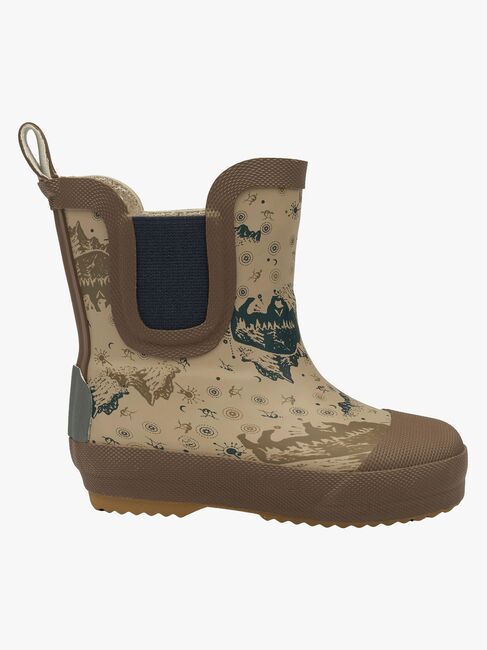 Mikk-Line Forede Gummistøvler Uldblanding, Coriander