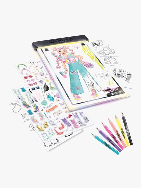 Style 4 Ever Fashion Designer Light-up Pad Kreasæt