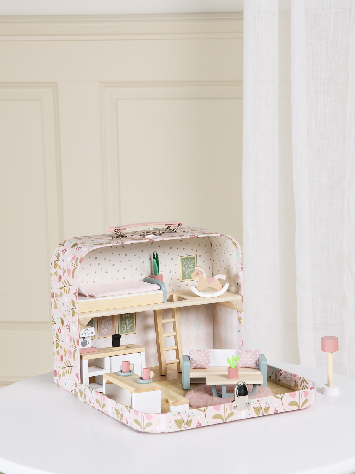 Alice & Fox Kuffert Dukkehus, Pink