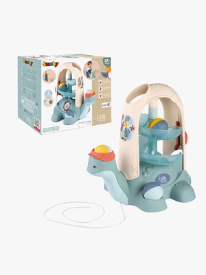 Smoby Little Smoby Skildpadde Trækkelegetøj med Rullebane