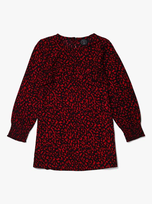 Luca & Lola Vita Kjole, Red Leopard