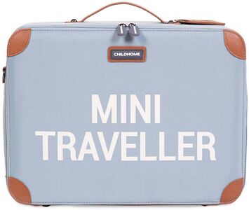 Childhome Mini Traveler Kuffert, Grey/Off White