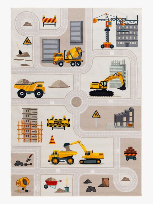 KMCarpets Byggearbejder Gulvtæppe 120x160, Creme