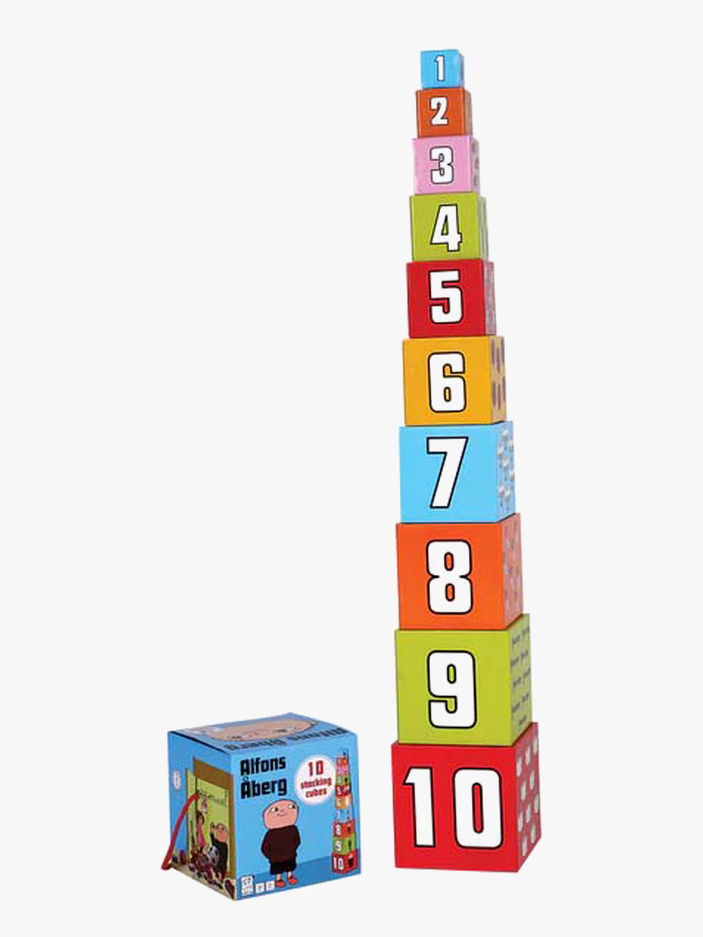 Barbo Toys Alfons Åberg Stableklodser 10 Stk.