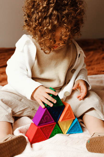 Jellystone Designs Tælleklods, Regnbuefarvet