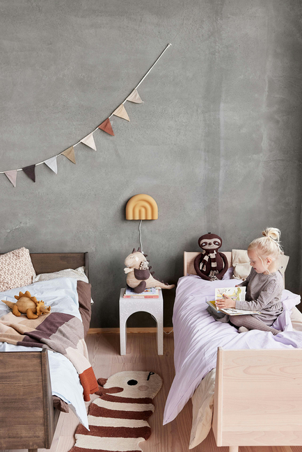 OYOY Rainbow Vägglampa, Light Rubber