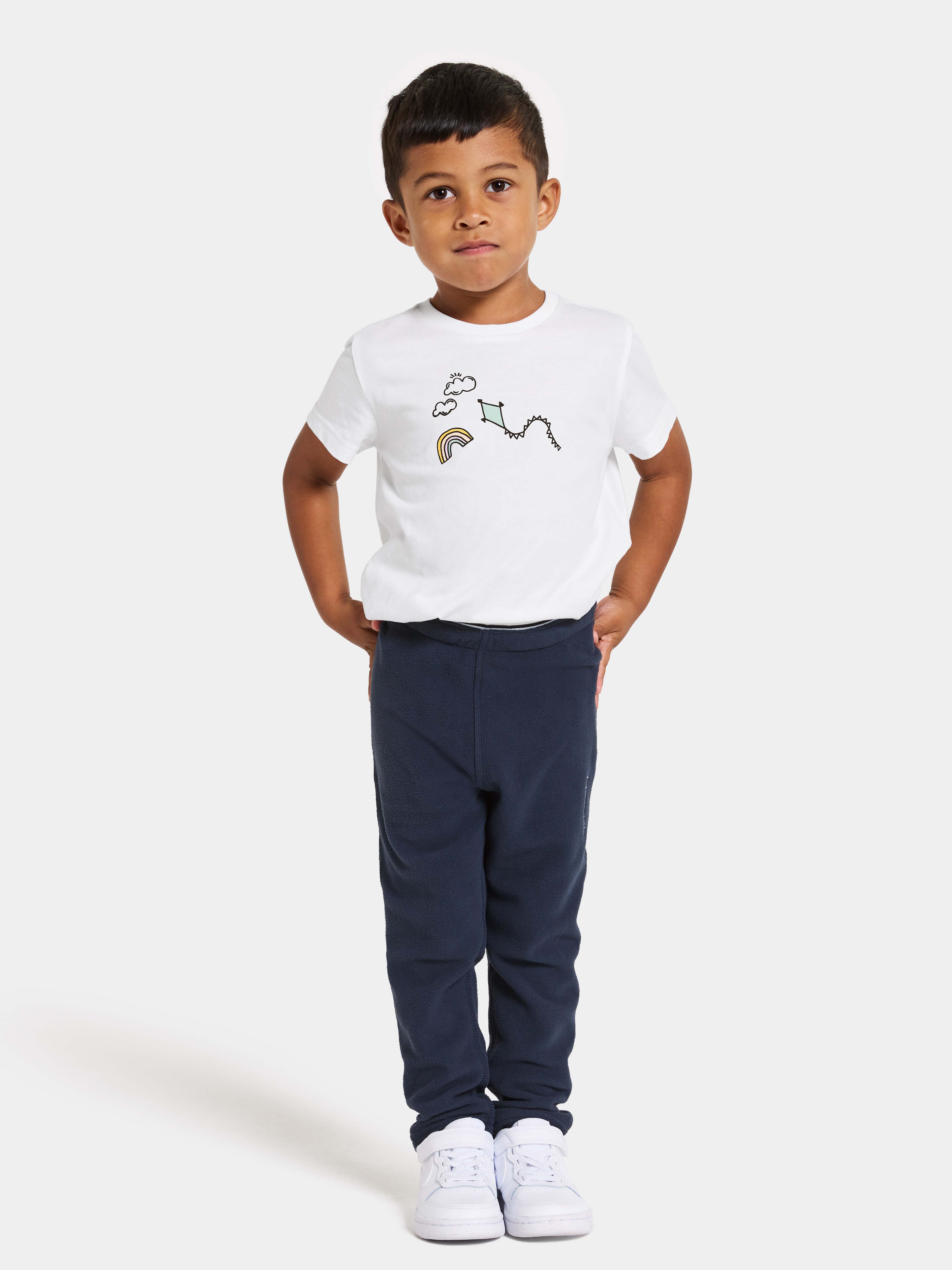 Didriksons Monte Fleecebukser, Navy, 140