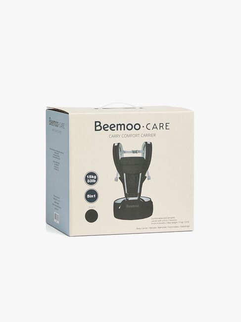 Beemoo CARE Carry Comfort 4-in-1 Bæresele & Hoftesæde, Black