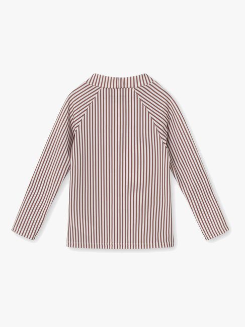 MINI A TURE Gani UV-trøje, Acorn Brown Stripes