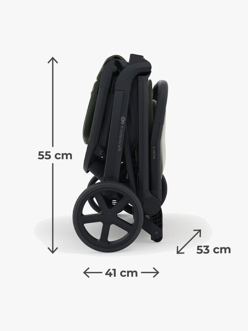 Kinderkraft NUBI 3 Klapvogn, Mystic Green