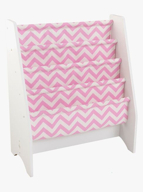 KidKraft Bogreol, Lyserød/Hvid