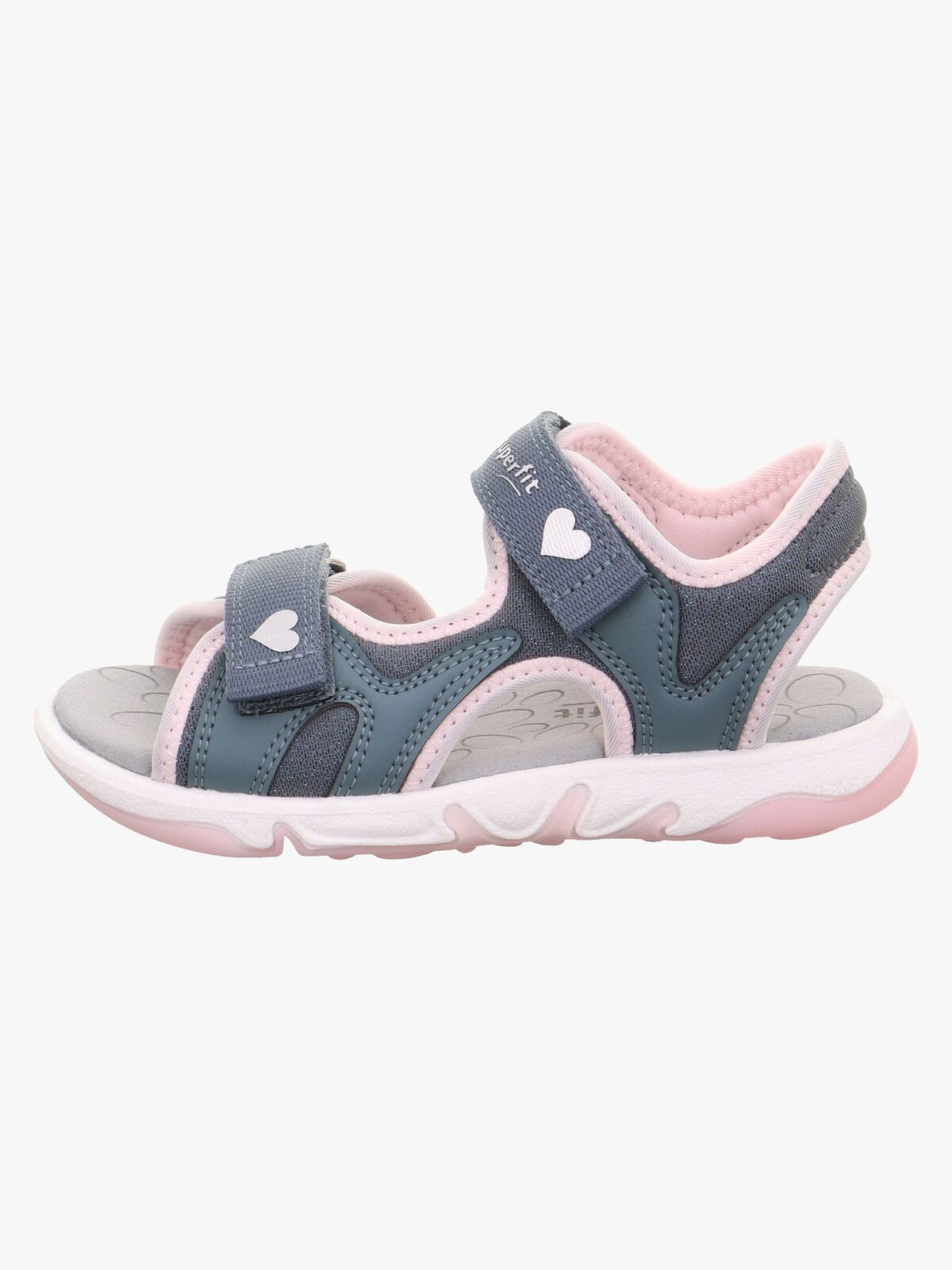 Superfit Pebbles Sandaler, Blå/Pink