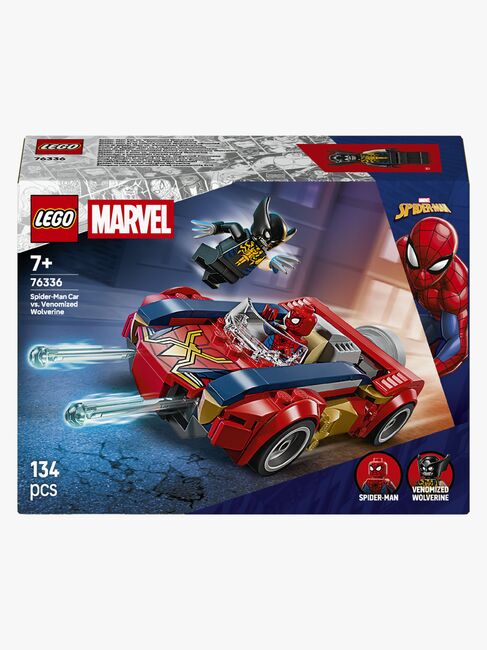 LEGO Super Heroes 76336 Spider-Man-bil mod venomiseret Wolverine