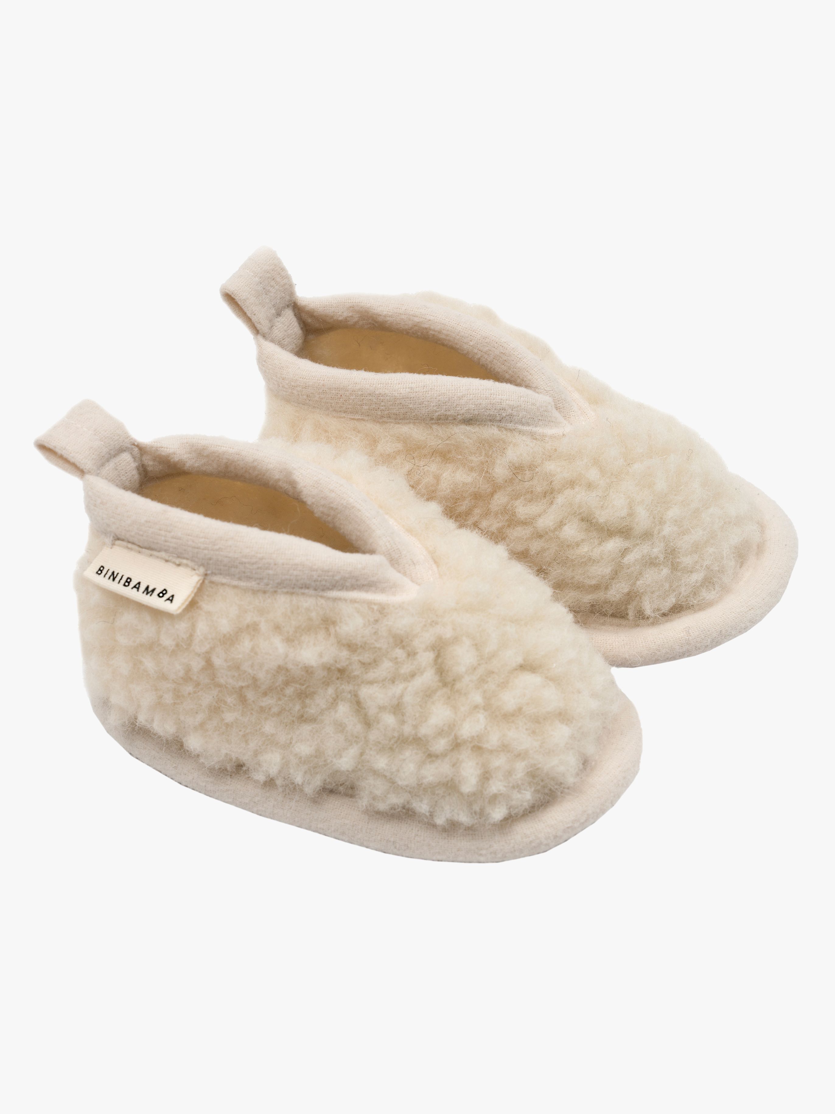 BINIBAMBA Merino Indesko, Milk, 1-2 år