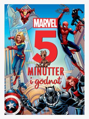 Carlsen Bog Fem minutter i godnat - Marvel 