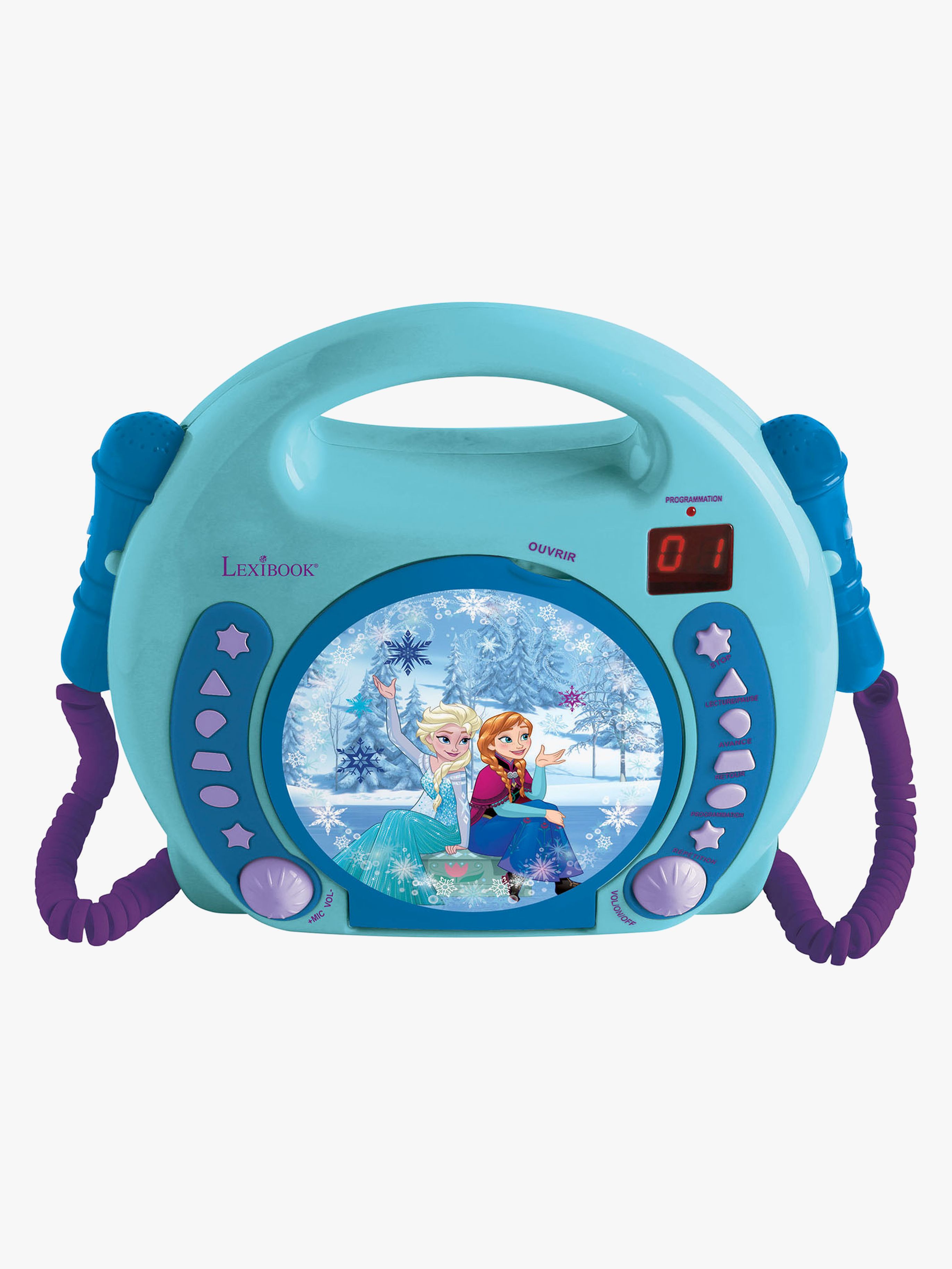 Disney Frozen CD-afspiller m. Mikrofon