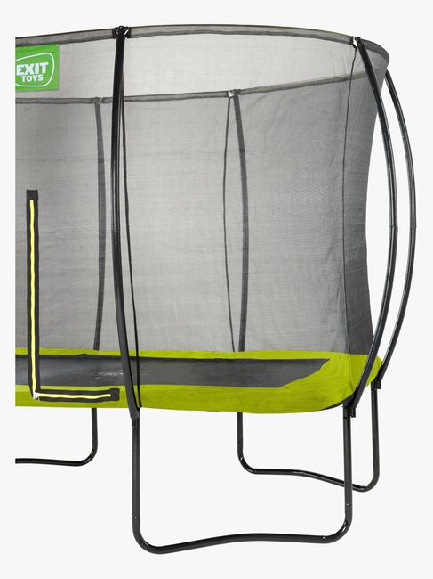 EXIT Silhouette Trampolin inkl. Sikkerhedsnet 214x305 cm, Grøn