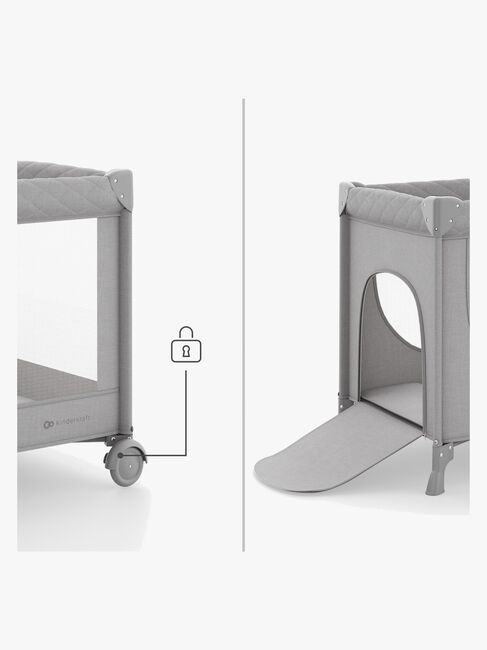 Kinderkraft LEODY UP Weekendseng, Grey