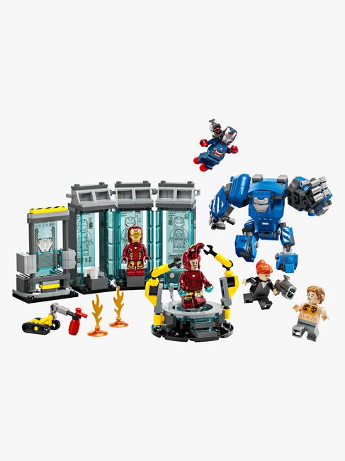 LEGO Super Heroes 76315 Iron Mans laboratorium: Dragtgalleriet