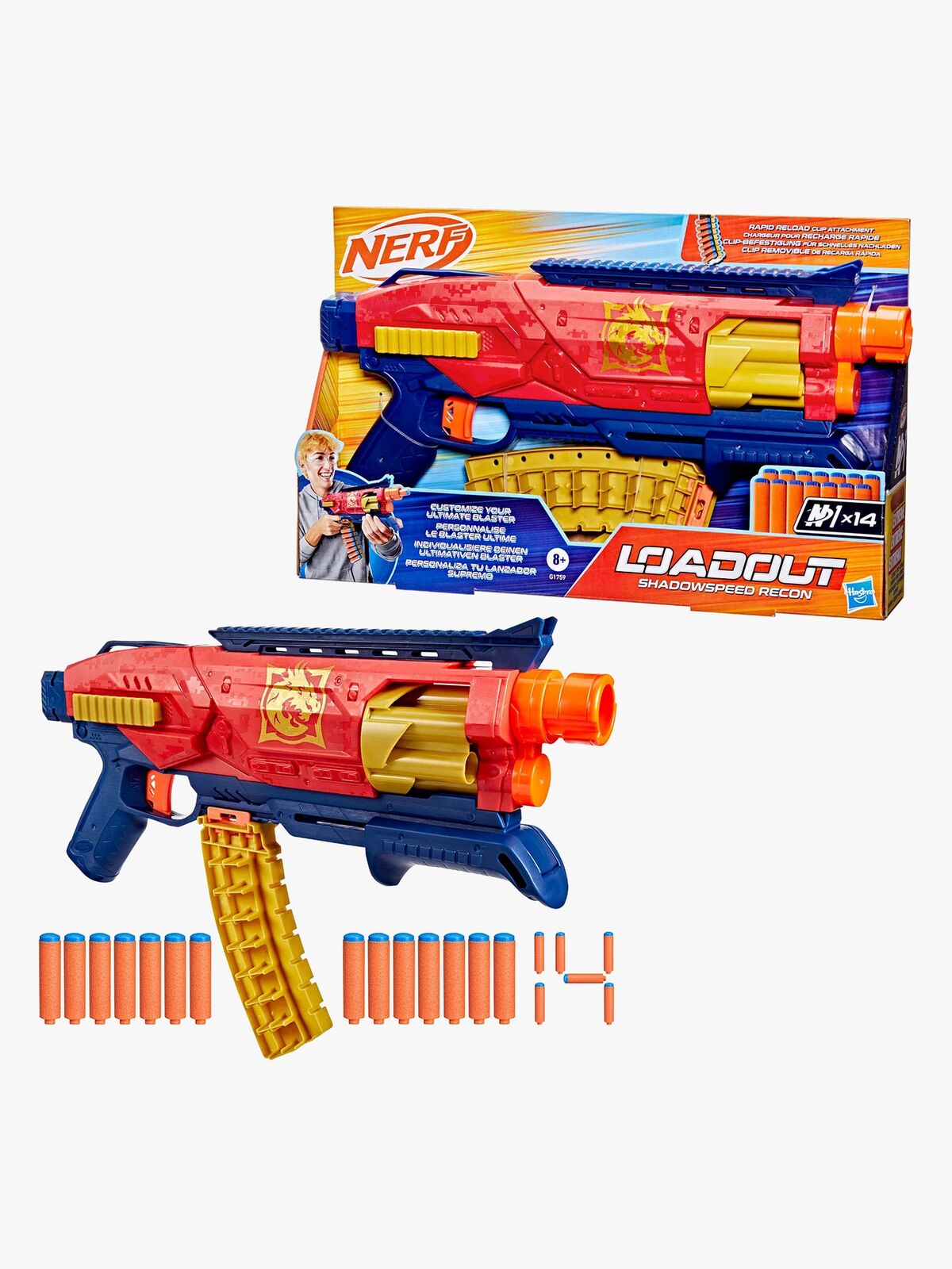 Nerf N Series Blaster Loadout Shadowspeed Recon