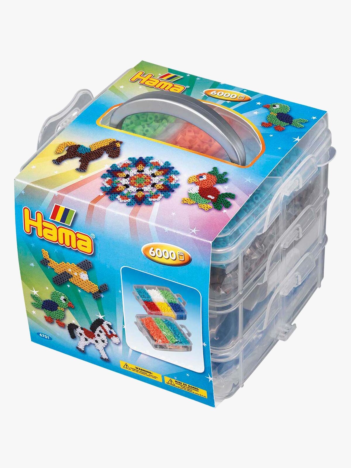 Hama Perler & Opbevaringskasse 6000 stk