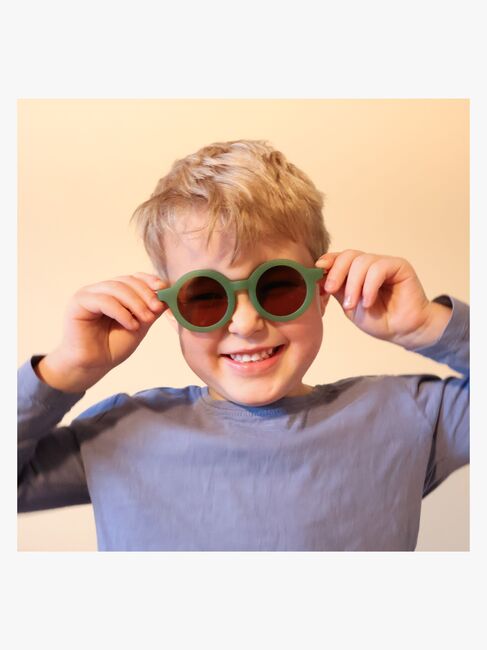 CarloBaby Solbriller Stråla 2-pak 3-6 År, Grøn/Blå