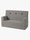by KlipKlap Kids Sofa, Multi Grey