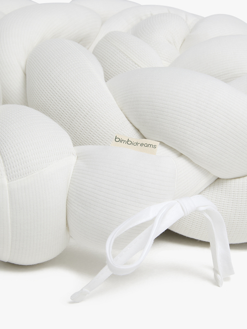 BimbiDreams  Flettet Sengerand, Hvid