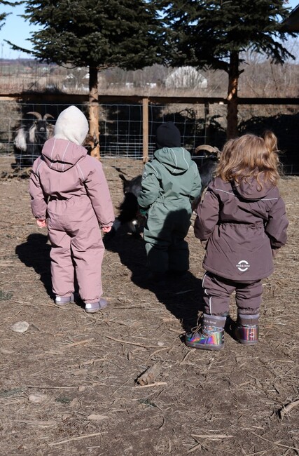 Mikk-Line Elefanthue Merinould, Melange Offwhite