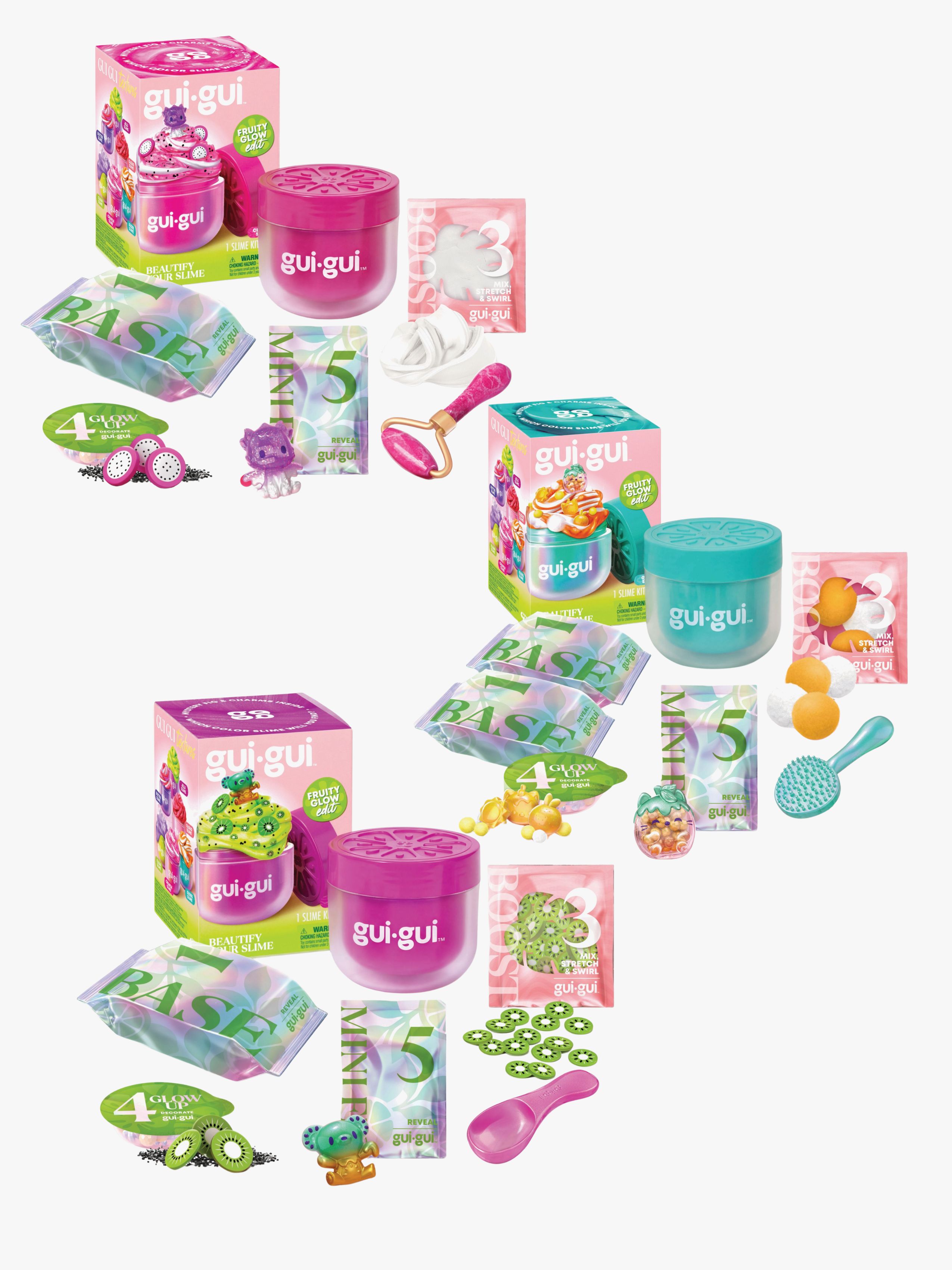Gui Gui Slime Fruity Glow 3-pak Eksotisk