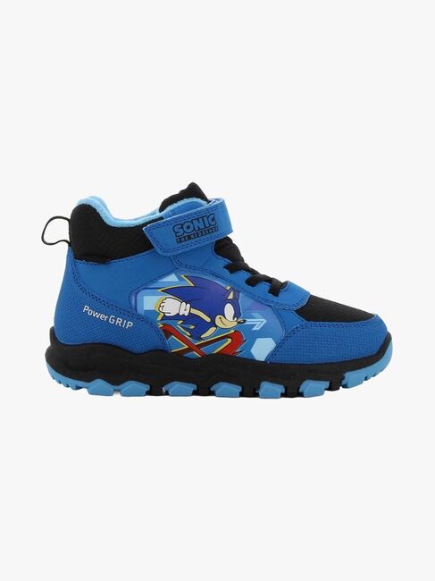 Sonic The Hedgehog Vinterstøvler, Black/Cobalt Blue