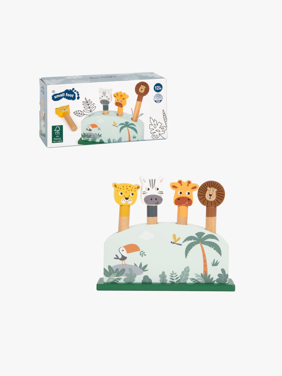 Small Foot Pop-up-legetøj Safari