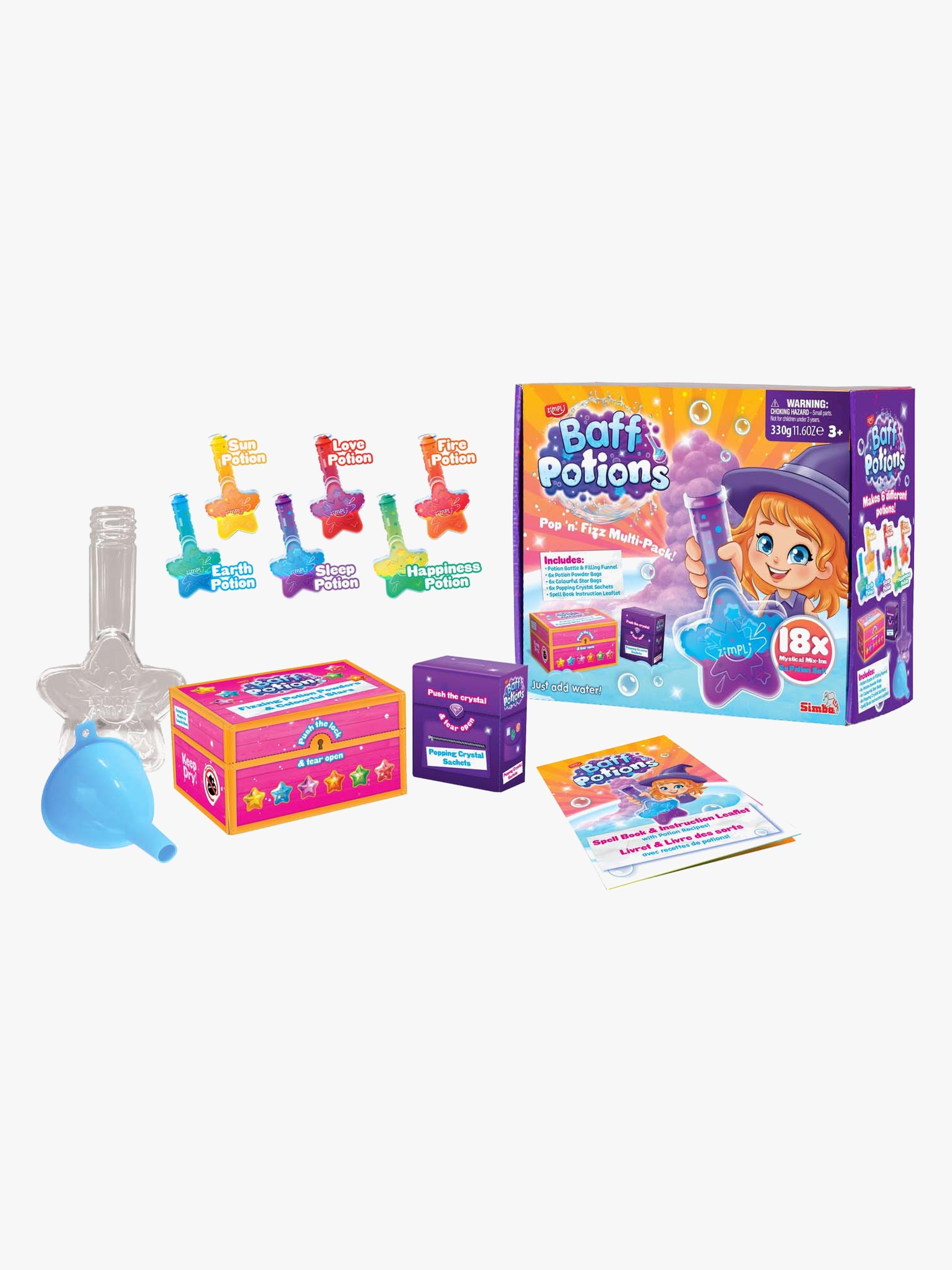 Zimpli Kids Baff Potions Magiske Badesæt