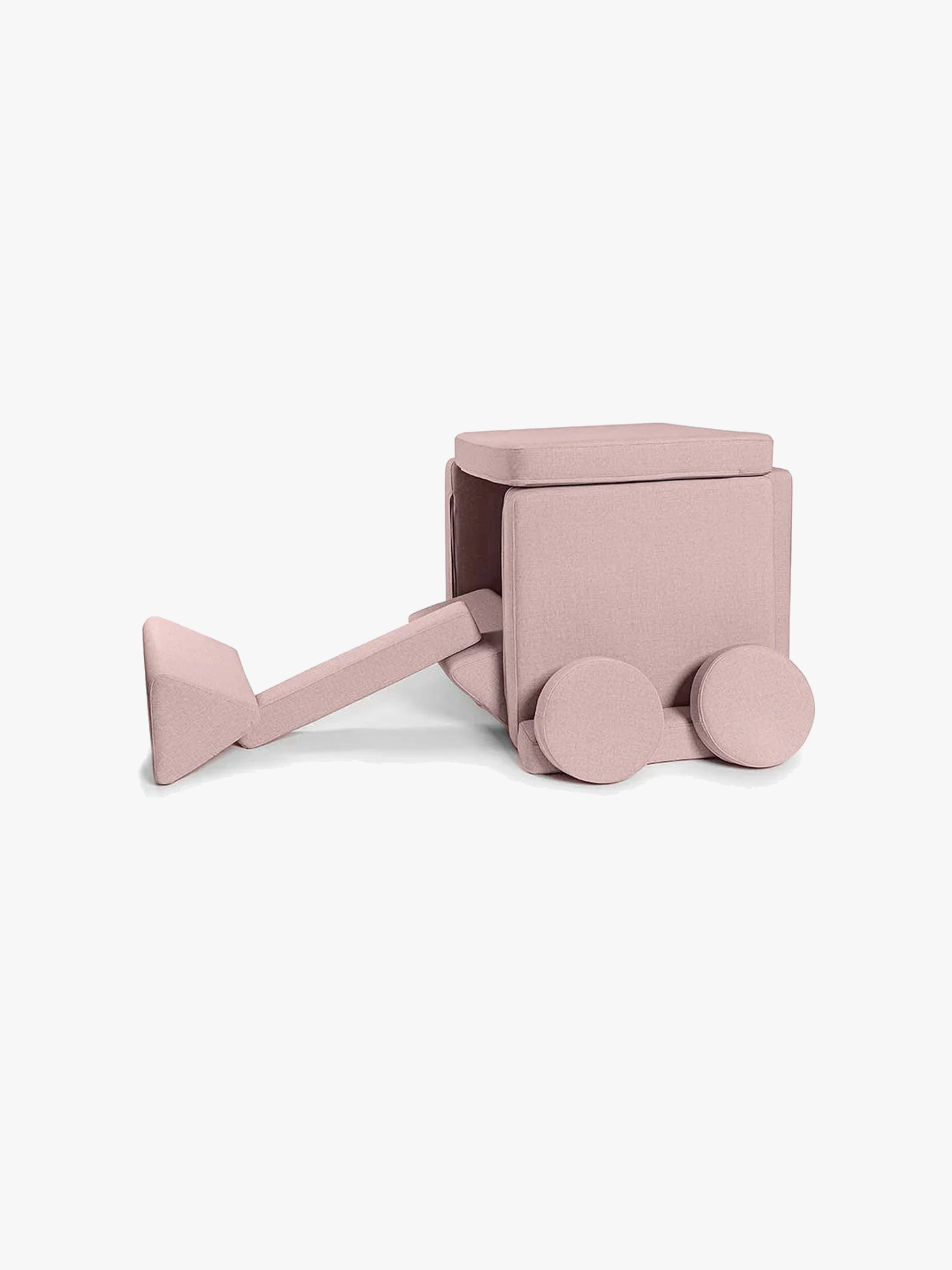 Shappy Play Bygbar Sofa 160x80 cm, Soft Pink, Børnemøbler, Indretning børneværelse