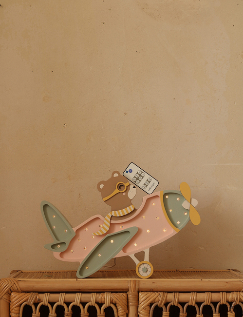 Little Lights Lampe Flyvemaskine, Candy