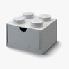 LEGO Opbevaringsboks med Skuffe 4, Grå