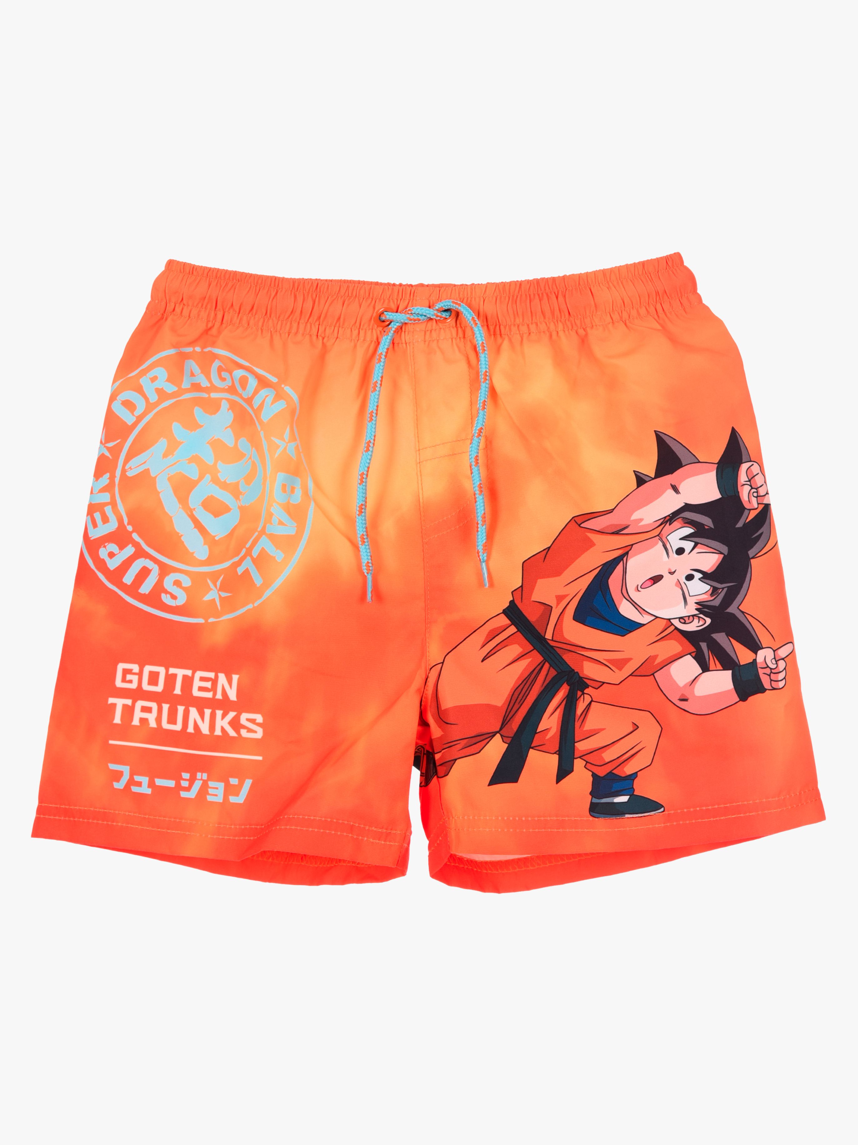 Dragon Ball Badeshorts, Orange, 104-110