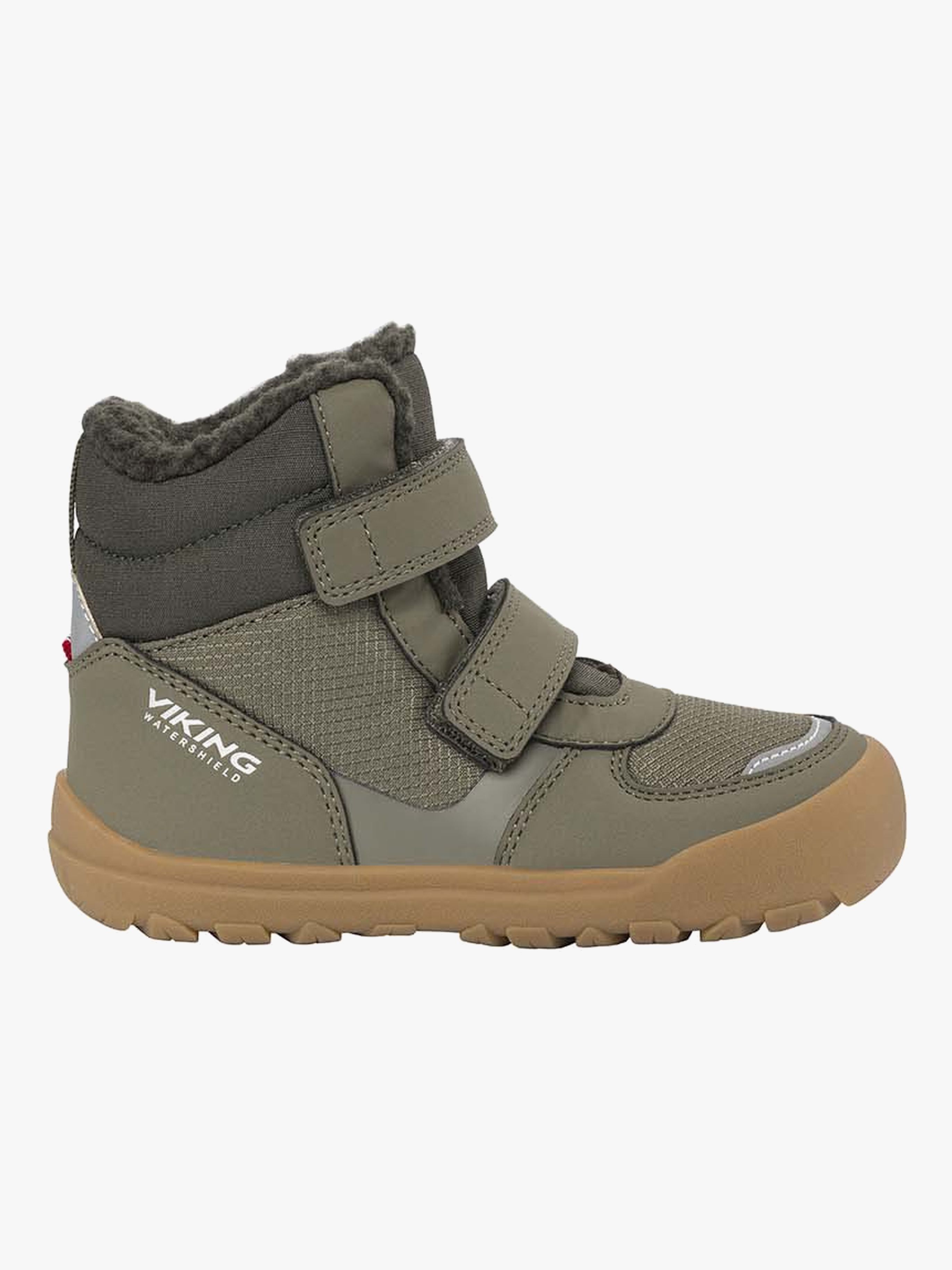 Viking Rowan Barefoot WP 2V Vinterstøvler, Olive, 38