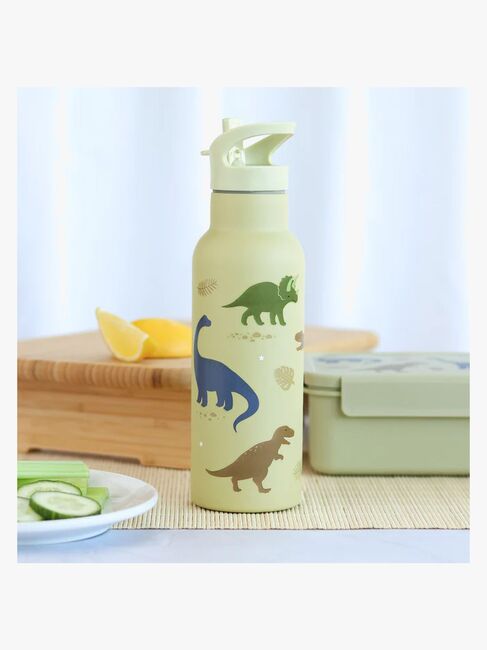A Little Lovely Company Stainless steel XL Drikkedunk, Dinosaurs